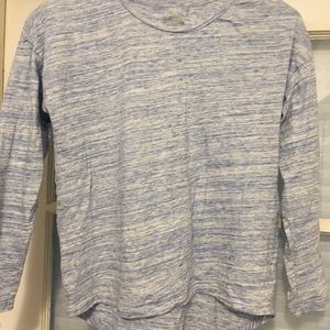 Girls relaxed hi low long sleeve t shirt